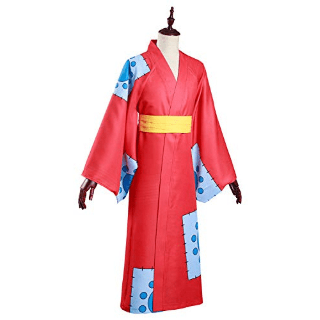 MAOKEI - Monkey D Luffy Wano Kimono Style Cosplay - B08RDJ3D2Y