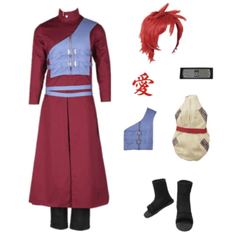 MAOKEI - Naruto Shippuuden Gaara Hokage Form Cosplay - B09MKTQV16