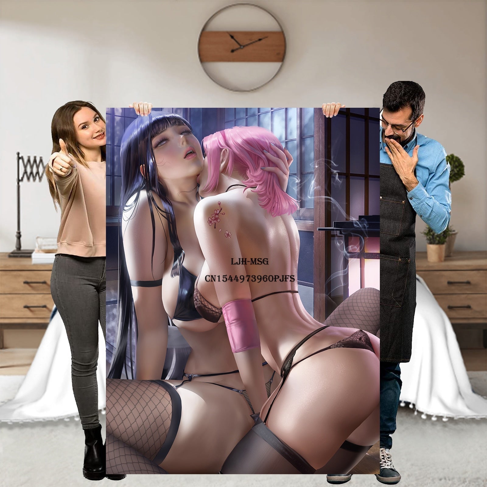 MAOKEI - Ninja Hentai 3D Blanket - 1005004292265465-Poster Blanket 5-100x125cm