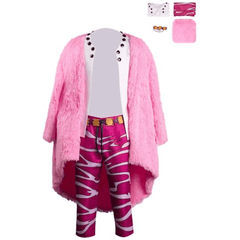 MAOKEI - One Piece Doflamingo Special Cosplay Costume - B0C9HR9G8C