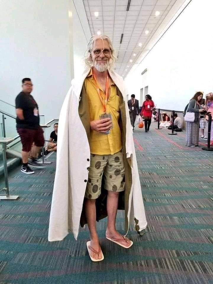 MAOKEI - One Piece Full Rayleigh Cosplay Costume - B0C5WNX6ZJ