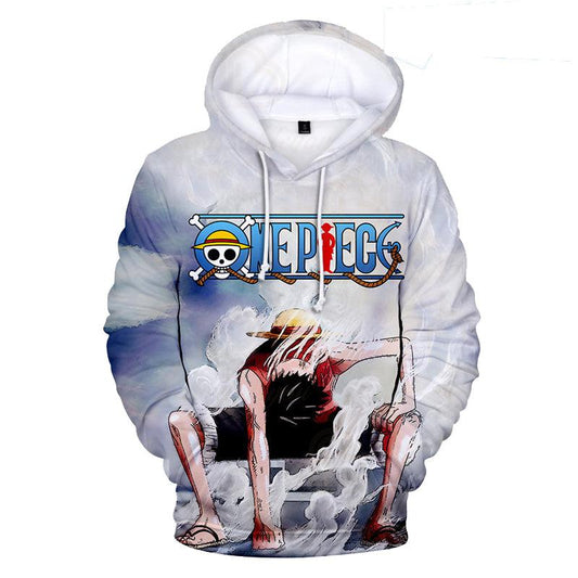 MAOKEI - One Piece Monkey D. Luffy Sweatshirt - 1005003206658392-D-XXS