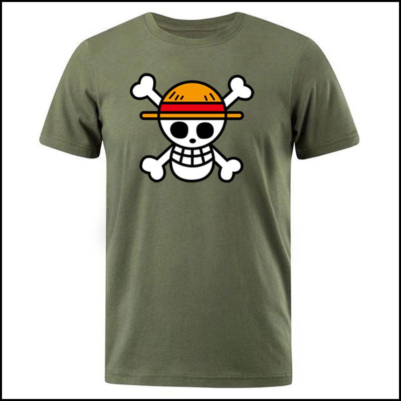 MAOKEI - One Piece Mugiwara Flag Basic T-Shirt - 1005002519291385-black 6-XS