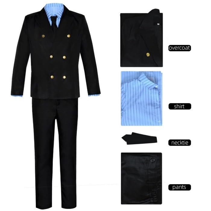 MAOKEI - One Piece Official Sanji Cosplay Costume - B0CL721LK5