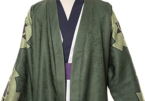 MAOKEI - One Piece Zoro Authentic Wano Cosplay Costume - B0C7PZ56YG