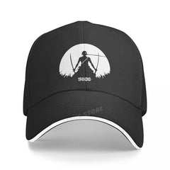 MAOKEI - One Piece Zoro Wano Arc Cap - 1005004618652133-Black-One Size