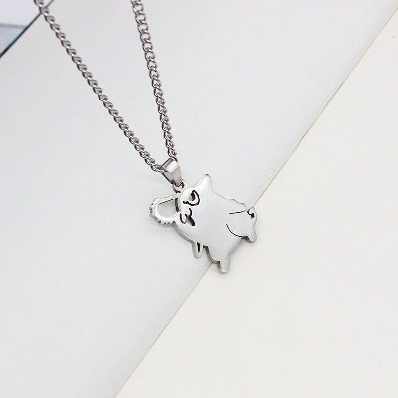 MAOKEI - Pochita Chainsaw Man Stainless Steel Necklace - 1005004933609629-Style1