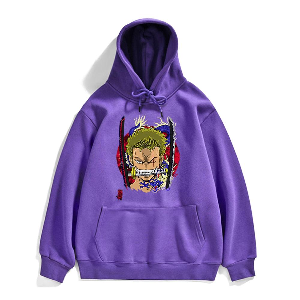 MAOKEI - Roronoa Zoro Hoodie - 1005001453481674-beige-S