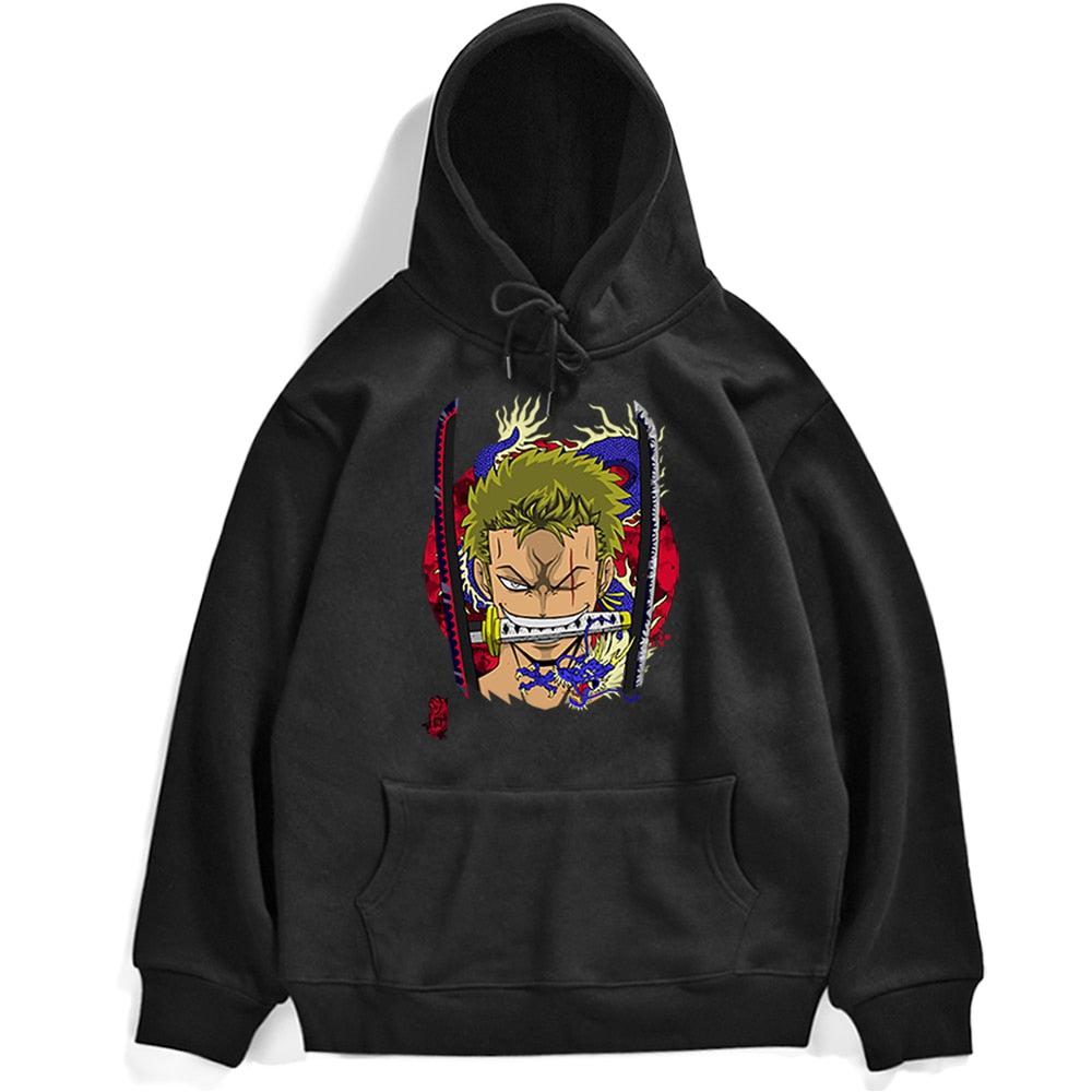 MAOKEI - Roronoa Zoro Hoodie - 1005001453481674-beige-S