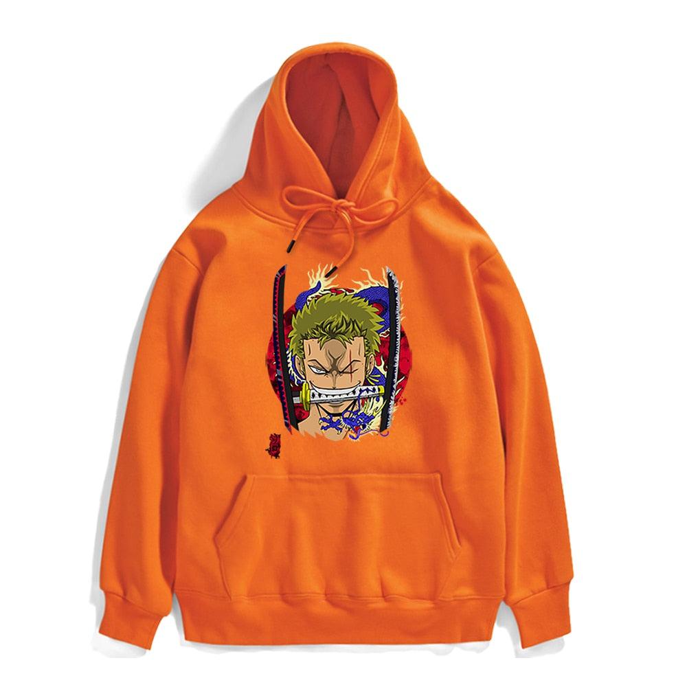 MAOKEI - Roronoa Zoro Hoodie - 1005001453481674-beige-S