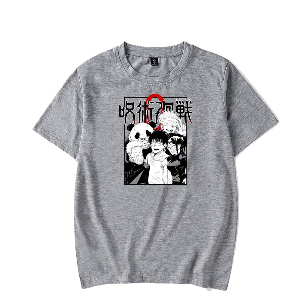 MAOKEI - Satoru & Yuta Team Summer Style Shirt - 1005003718060177-Gray-XS