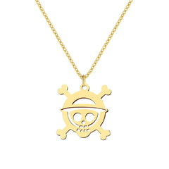 MAOKEI - Stainless Steel One Piece Necklace - 1005003304871581-Gold-45cm