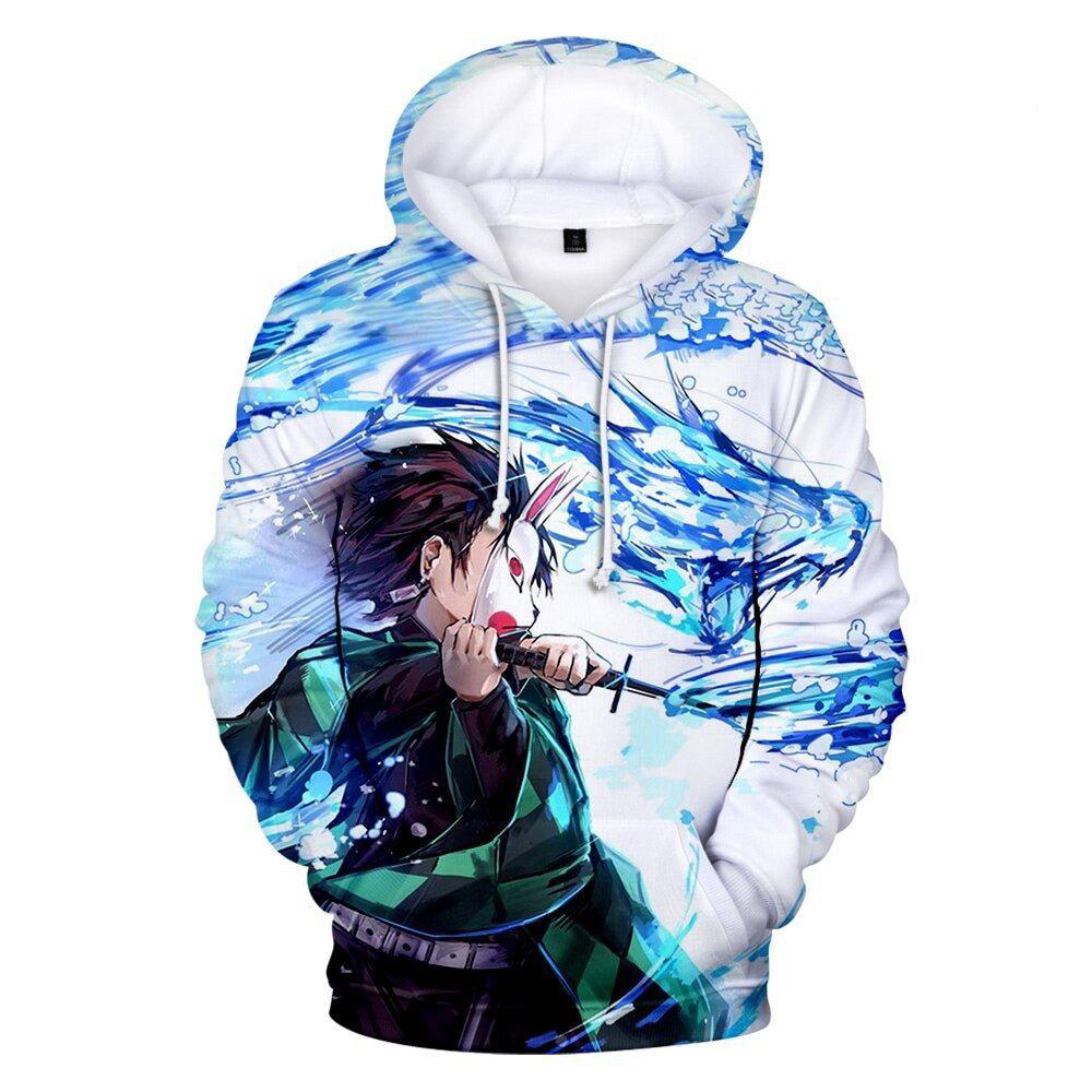 MAOKEI - Tanjiro Snake Attack 3D Hoodie - 1005002593858450-3D 7-XXS