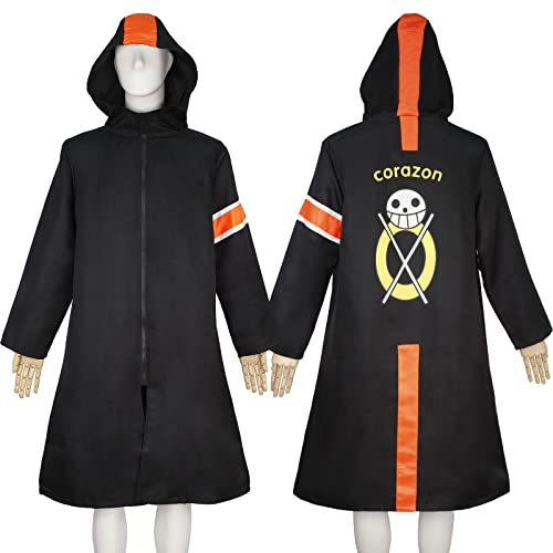 MAOKEI - Trafalgar Law Corazon Cosplay Cloak - B0BCWZG7VB