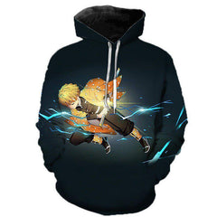 MAOKEI - Zenitsu First Kata Lightning 3D Hoodie - 1005004896240512-WYA5697-XXS
