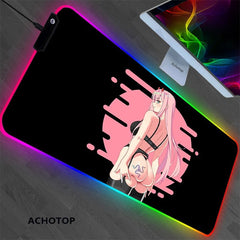 MAOKEI - Zero Two RGB Kawaii Mouse Pad - 1005003161250657-White-900x350x4mm