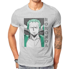 MAOKEI - Zoro Fashion Basic Style Slim T-Shirt - 1005003339408707-Black-XS