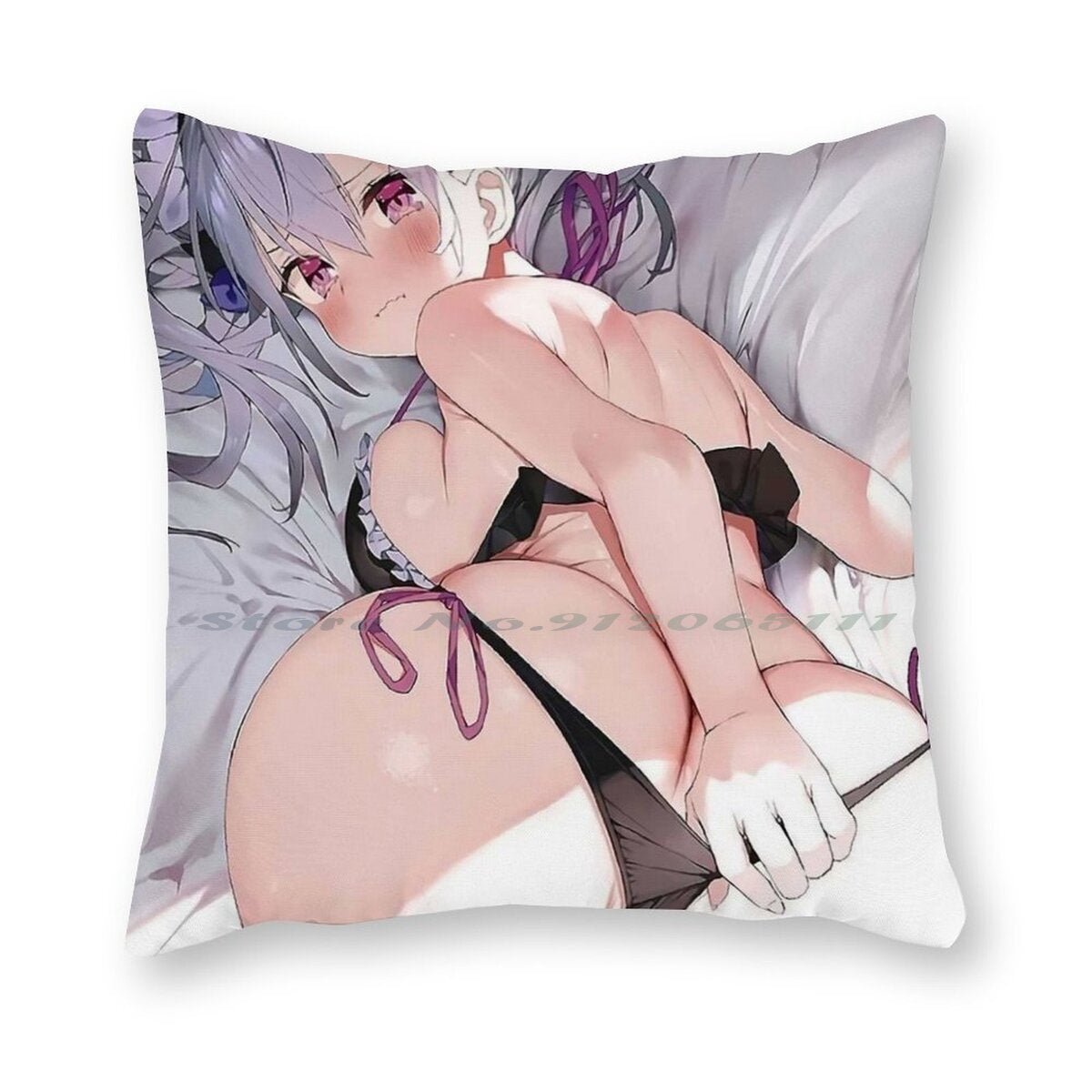 MAOKEI - 3D Hentai Original Character Pillow Case - 1005003008611326-Polyester-30x30cm 12x12in