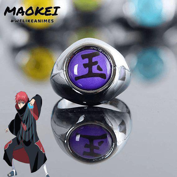 MAOKEI - Akatsuki Members Rings - 48596360-10pcs-with-box