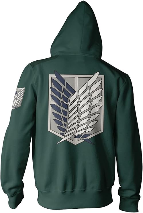 MAOKEI - AOT Military Emblem Hoodie Style II -