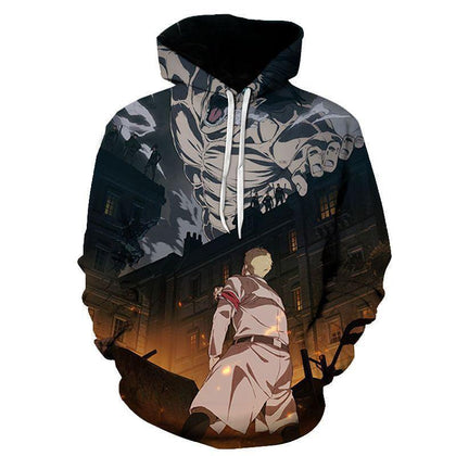 MAOKEI - Attack On Titan Eren Invasion Hoodie - 1005003439681185-CBW-2674-XXS