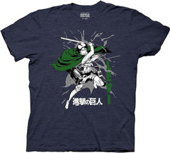 MAOKEI - Attack On Titans Levi Full Rage Attack Shirt - B00U0HF4EU-6