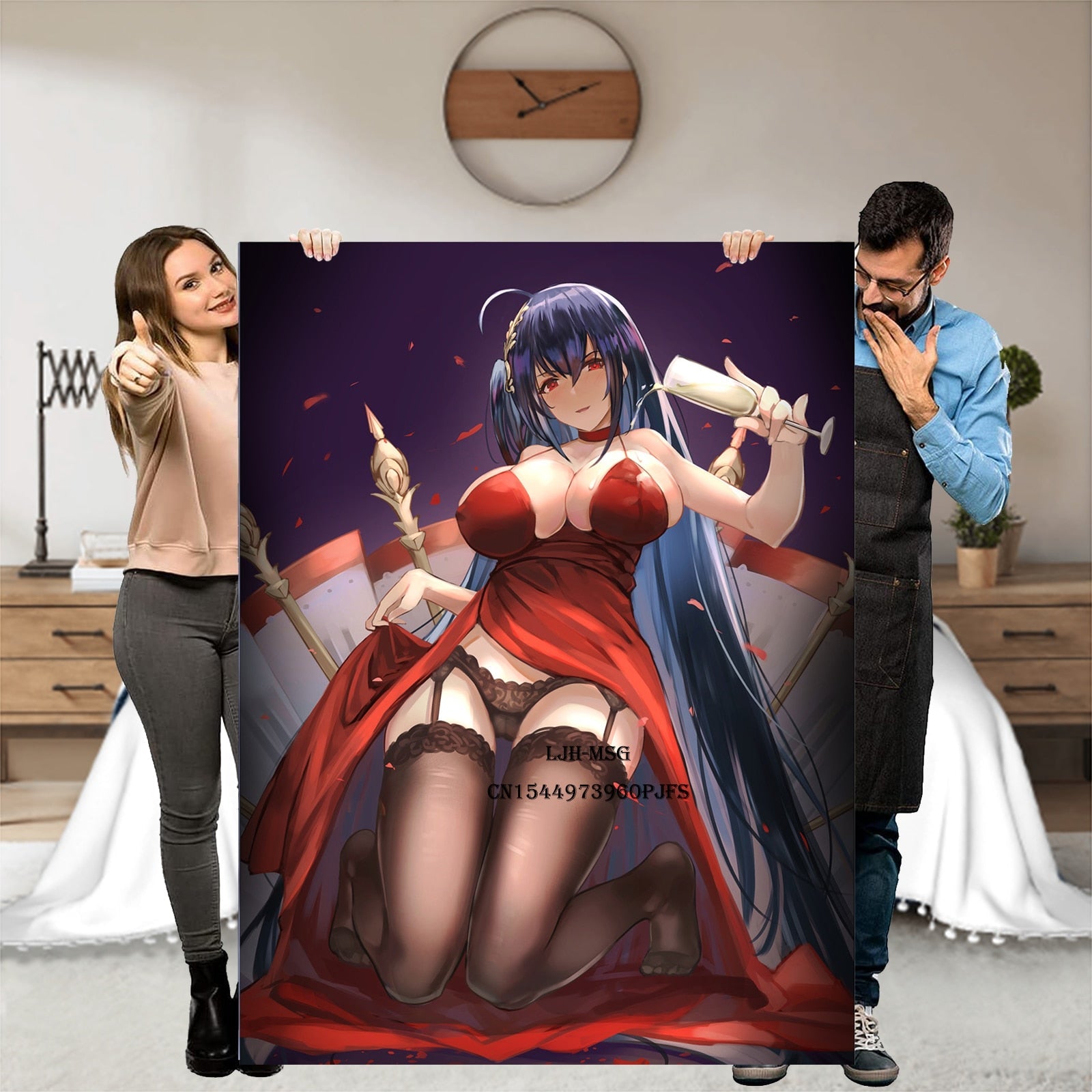 MAOKEI - Azure Lane Ecchi Boss Poster Blanket - 1005003805066388-Poster Blanket 11 1-100x125cm