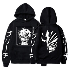 MAOKEI - Bleach Hollow Form New Style 3D Hoodie - 1005004707718215-Black1-XS