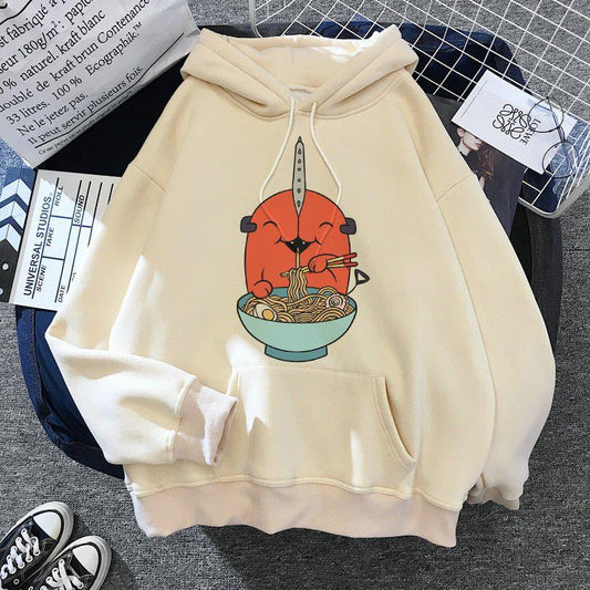 MAOKEI - Chainsaw Man Pochita Ramen Hoodie - 1005004306606421-957-XXS