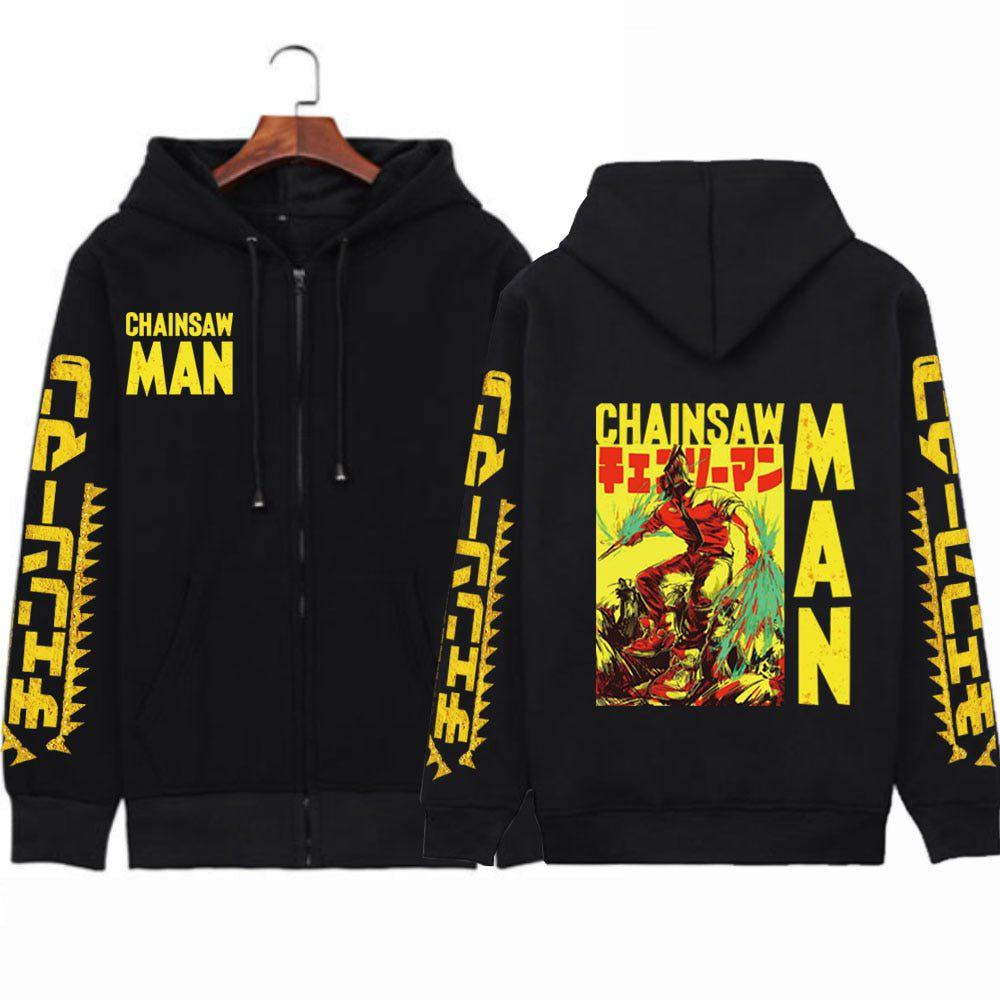 MAOKEI - Chainsaw Man Standard Style 2 Hoodie - 1005003469153162-Black-XS