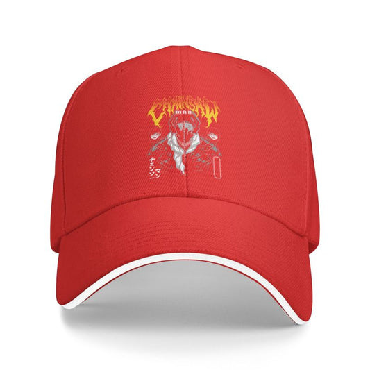 MAOKEI - Chainsaw Man Team Cap - 1005004586893710-Red-Baseball Cap