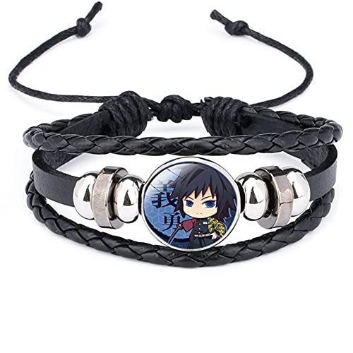 MAOKEI - Demon Slayer Giyu Tomioka Image Bracelet - B09437PJF9