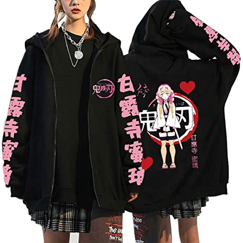 MAOKEI - Demon Slayer Mitsuri Kanroji Inspired Hoodie 2 - B0BRCXVNBG