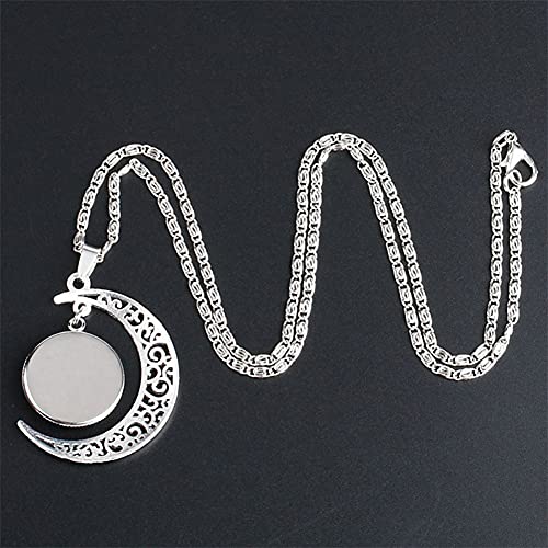 MAOKEI - Demon Slayer Mugen No Train Moon Necklace - B09438N1KG