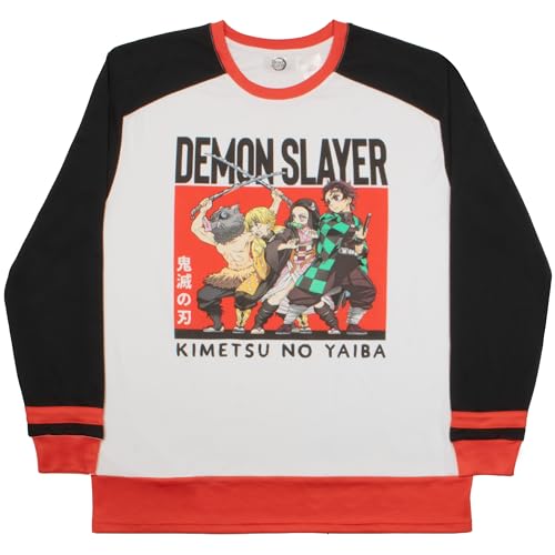 MAOKEI - Demon Slayer Tanjiro Deter Team Sweatshirt - B0CH3SHP5C