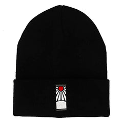 MAOKEI - Demon Slayer Tanjiro Earring Embroidered Beanie - B0BFQYSPZ5