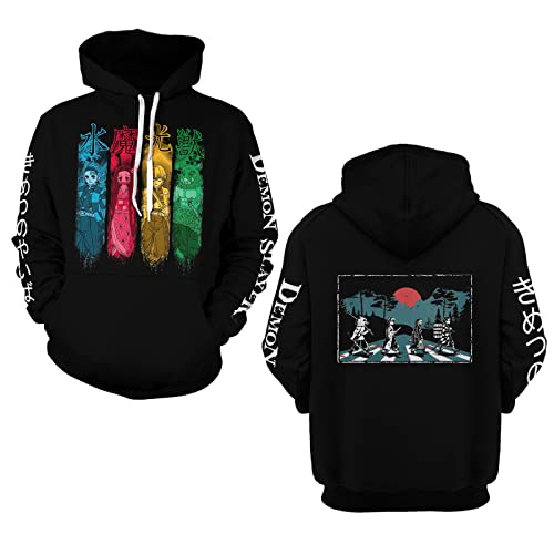 MAOKEI - Demon Slayer Tanjiro Team Highlight Hoodie - B0BWY1XD5M-1