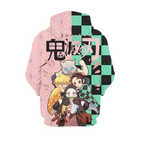 MAOKEI - Demon Slayer Tanjiro Team Solidarity Hoodie - B0BJ6GL33G