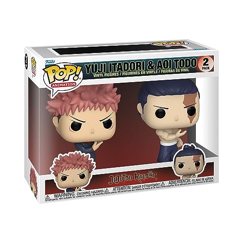 MAOKEI - Funko Jujutsu Kaisen - Yuji Itadori & Aoi Todo Friend Figure - B0BNJY2RWB