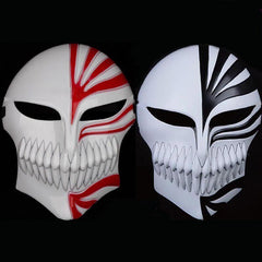 MAOKEI - Ichigo Kurosaki Cosplay Hollow Mask - 1005002985389689-Black