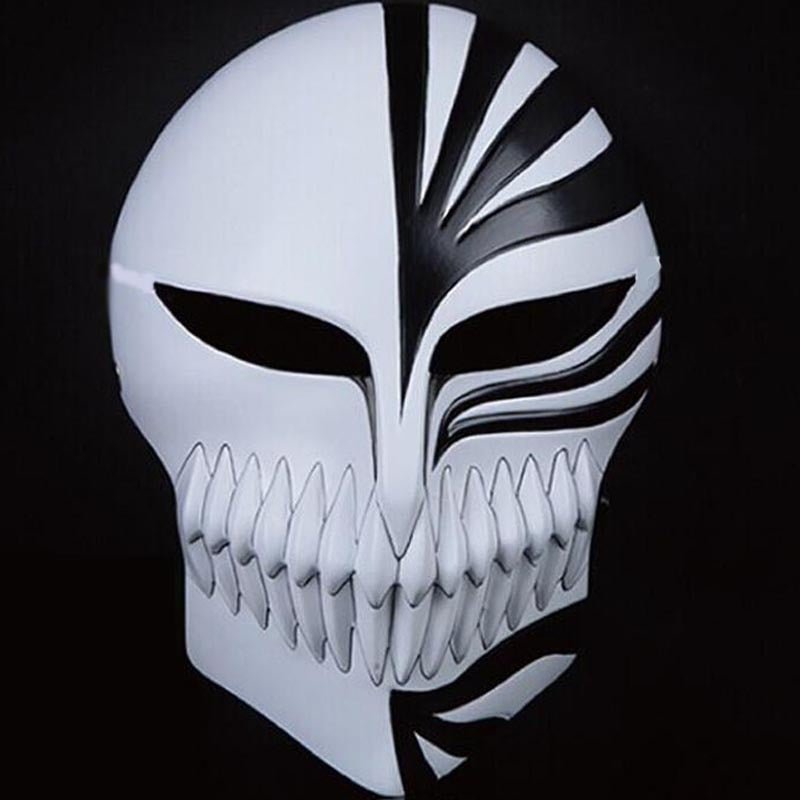 MAOKEI - Ichigo Kurosaki Cosplay Hollow Mask - 1005002985389689-Black