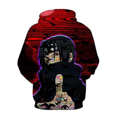 MAOKEI - Itachi Uchiha Fan Art Bug Hoodie - B0B7QZPMBH