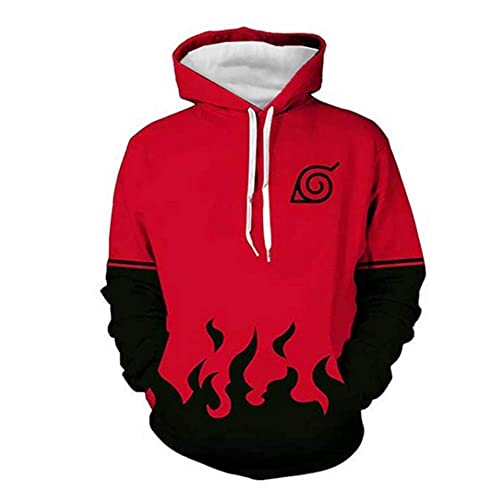 MAOKEI - Naruto Hokage Robe Inspired Hoodie Style 2 - B09KGTMG3Y