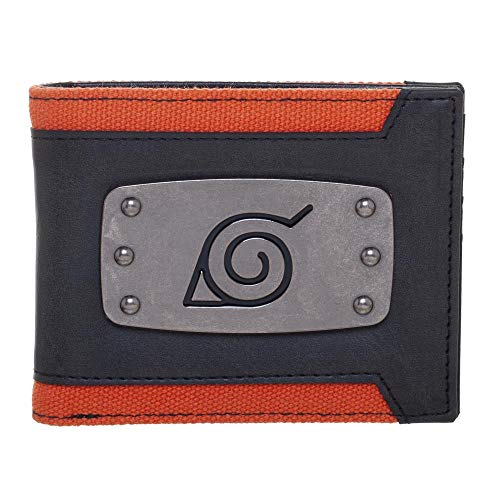 MAOKEI - Naruto Konoha Badge Leather Wallet - B07NP3QBQ2