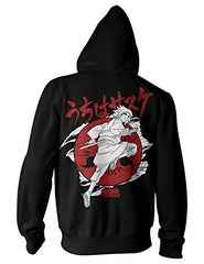 MAOKEI - Naruto Shippuden Sasuke Sharingan Kora Hoodie - B00U0HDA9G