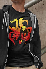 MAOKEI - Naruto x Kurama Fashion T-shirt Style III - B00U0HV818