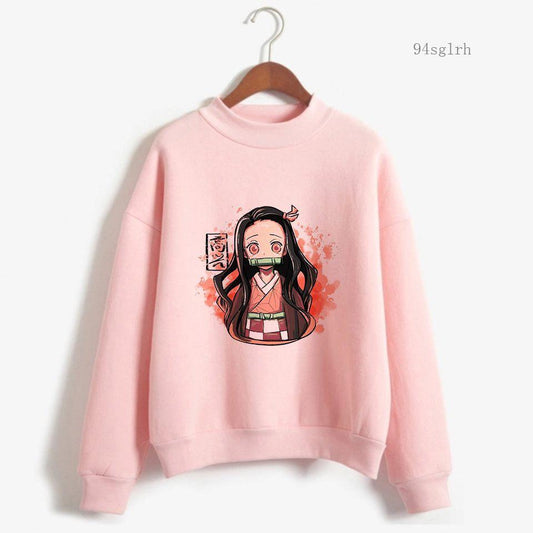 MAOKEI - Nezuko Kamado Pink Sweat - 1005003462824293-15712-S