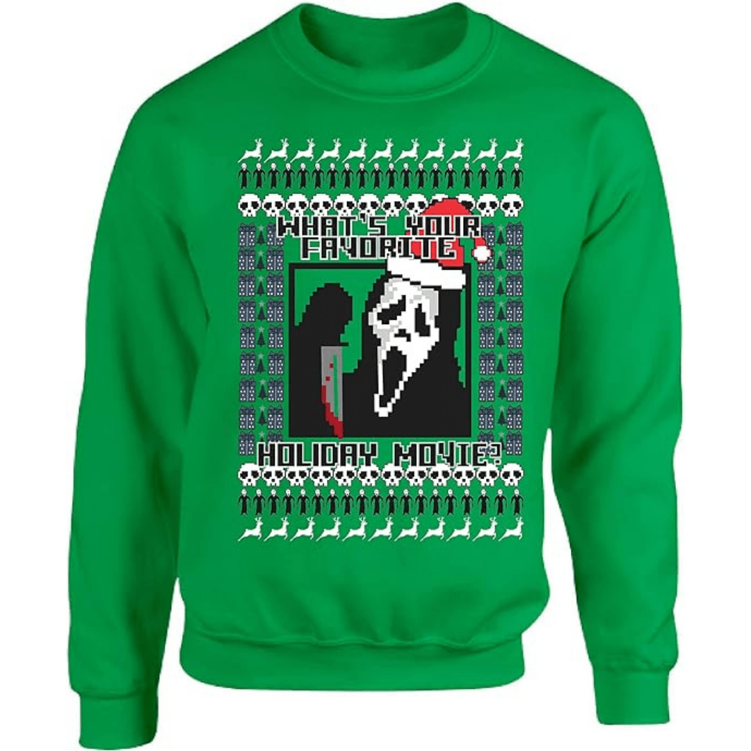 MAOKEI - One Piece Brook Festive Christmas Sweater - B0BMJRN178