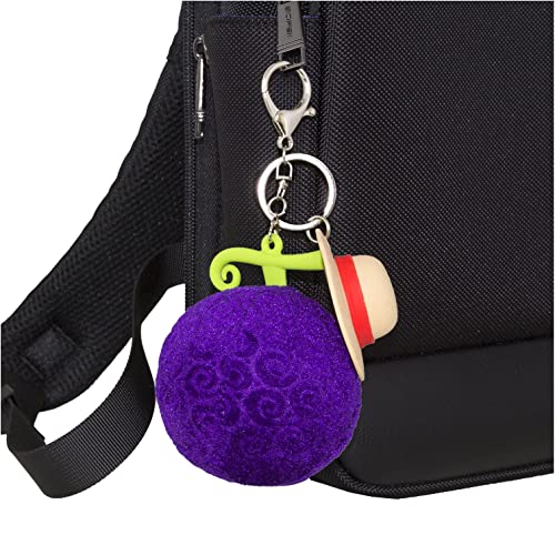 MAOKEI - One Piece Gomu Gomu No Mi Plush Keychain - B0BG9MDL9Z