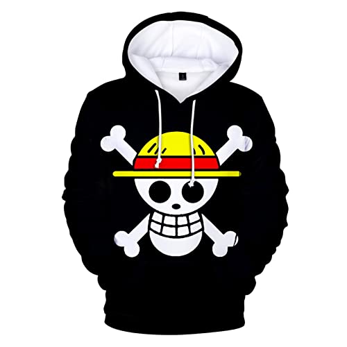 MAOKEI - One Piece Mugiwara Emblem Classic Hoodie Style 5 - B0BZPX9499